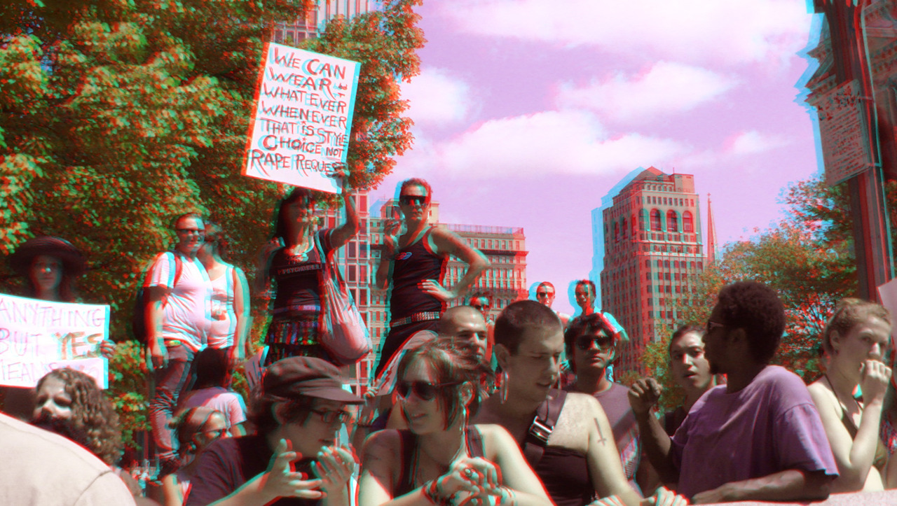 SlutWalk Philadelphia. In 3D.