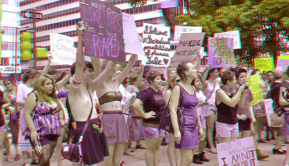 SlutWalk Philadelphia. In 3D.