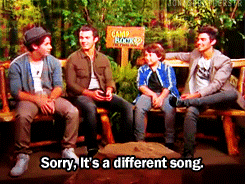  Nick Jonas singing “Why Not” - Hilary Duff (incorrectly) [x] 