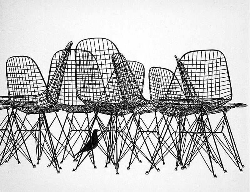 Eames wire chairs