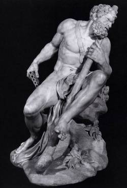 beatus-exsisto:  A Polyphemus sculpture by Corneille Van Cleve.  Even better! 