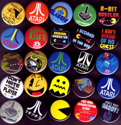 insanelygaming:  Retro Atari Buttons - by ButtonNinja