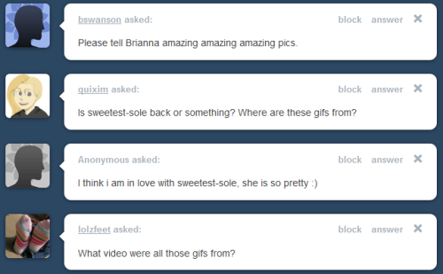 She knows lol.No, they are from a video.Well i’m glad you enjoy some of the content here.It&rs