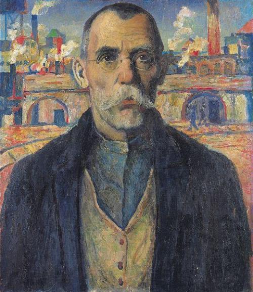 antonio-m:  Portrait of a Record-Setter in Work Productivity - Kazimir Malevich, 1932 