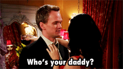 himymgifs:   Honey: I guess he recently tried to get in touch with his dad. 