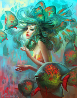 aeonbaby:  Color Drops by Viccolatte 