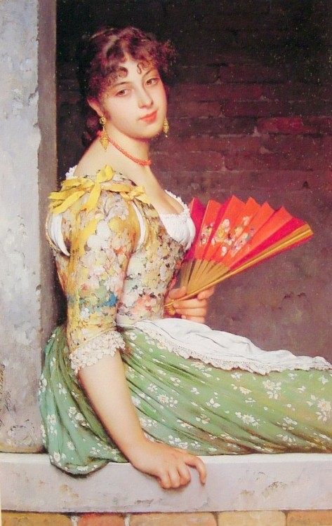 Daydreaming, Eugene de Blaas