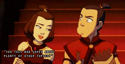 baudelaired:Sokka: Apparently, the playwright thinks I’m an idiot who tells bad jokes about meat all