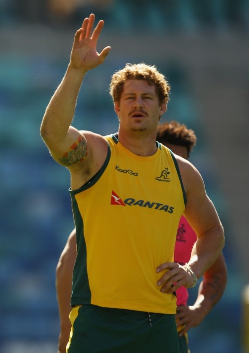 I so stalk Higgy  :) giantsorcowboys: Hello Wallaby Nation! Scott Higginbotham acknowledges his