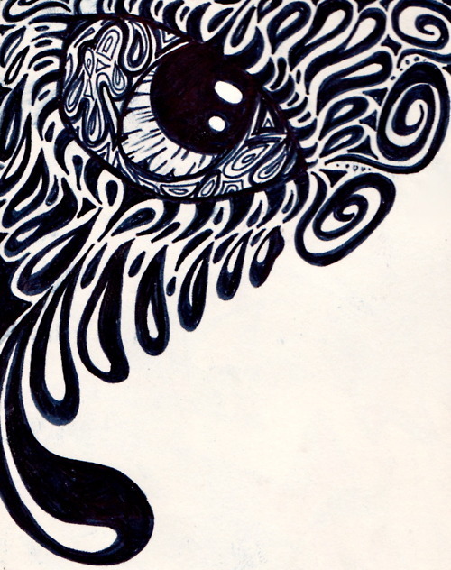 fuckyeahpsychedelics:  “Melting Eye” 