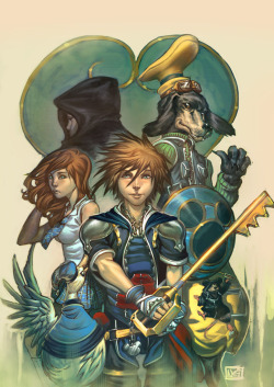 thejasman:  Kingdom Hearts, but with an added touch of realism.  (By Bakanekonei) 