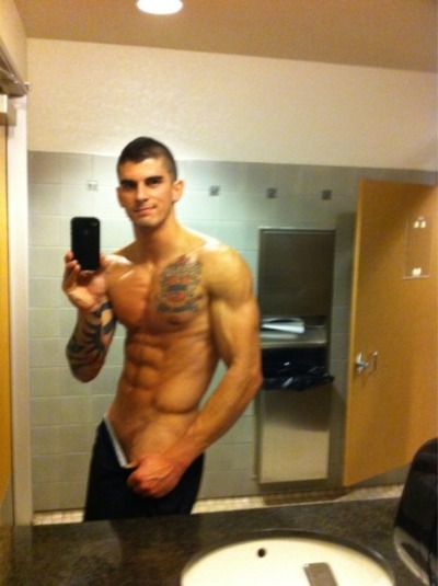 He loves Guys with iphones and he has the body to show off!