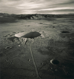 Sedan Crater, Area 10, Northern End of Yucca Flat Looking South, Nevada Test Site photo by Emmet Gowin, 1996