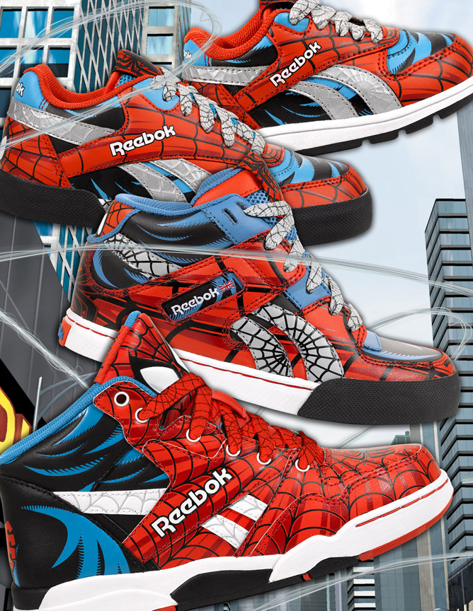 Awesome set of kids Spider-Man shoes designed by Tumblr’s own Anthony Petrie. The set is now on sale over at FinishLine.com or in store.
It looks like we will all need to shrink our feet!
Spidey Kids Shoes by Anthony Petrie (Tumblr) (Store)...