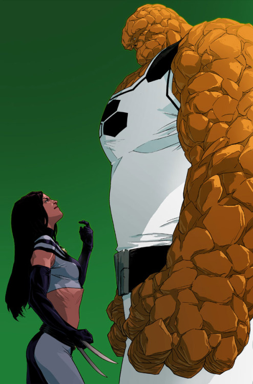 Benjamin J. Grimm aka The Thing & Laura Kinney aka X-23 