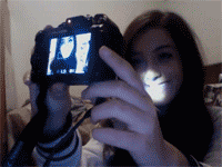 When you take a photo of yourself: