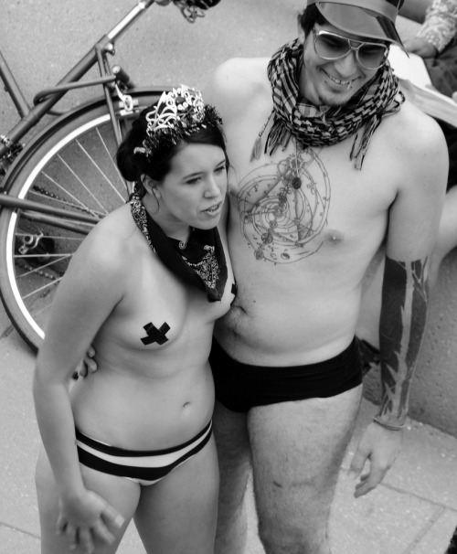 nippletape: Nipple tape at the Philly Nude Bike Ride