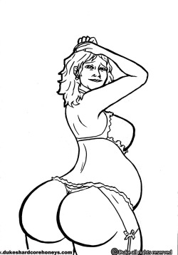 A pin up of a pregnant Mrs. Chester.