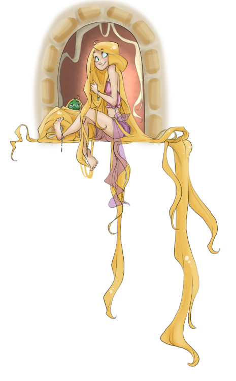 countrichmond:Too flippin cute!Rapunzel by xsKiRtZx