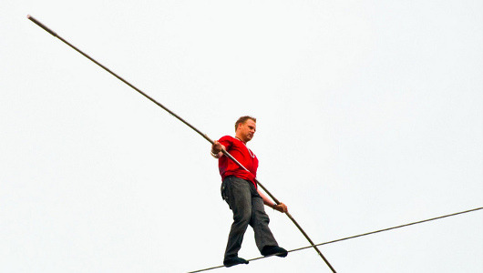 Should Nik Wallenda be allowed to cross Niagara Falls on a tightrope?
The high-wire act would be the first in more than a century — if government officials let him do it.