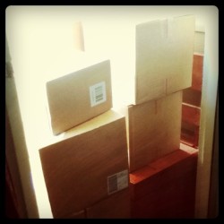 FedEx just stacked 8 packages on my doorstep haha.  (Taken with instagram)