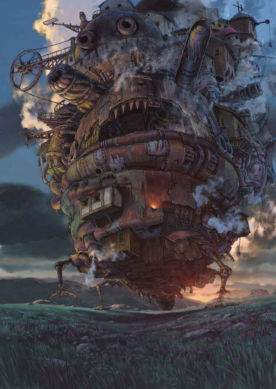 theartofanimation:  Hayao Miyazaki, Howl’s Moving Castle 