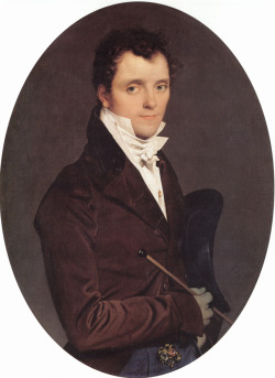 peira:  Jean-Auguste-Dominique Ingres:  Portrait of Edme Francois Joseph Bochet (1811) 