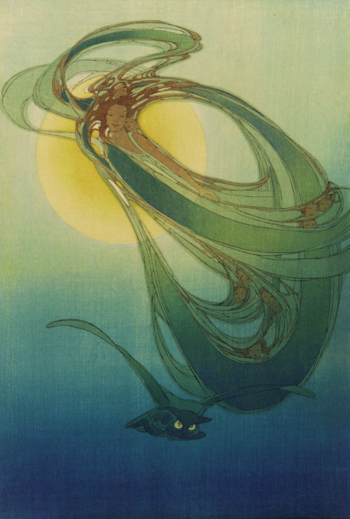 jaketh-blog:Old Mother West Wind   Bertha Lum (1921)