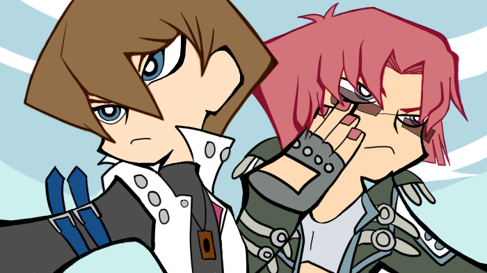 nerdgasmz:  millenniumtinnyrod:  NEVER. ENOUGH. PSG/YGO CROSSOVER FANARTS. EVER.