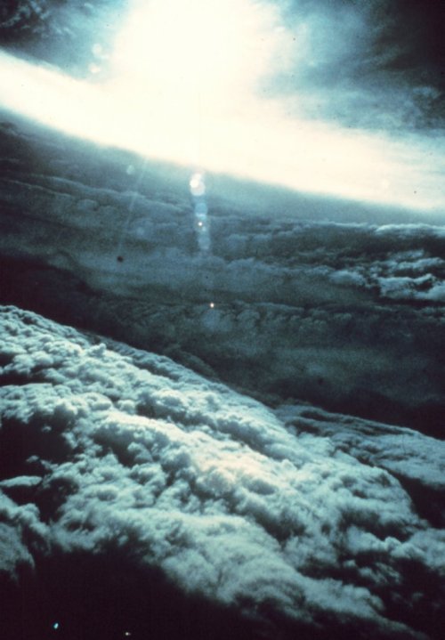 eileenede: Eye wall of hurricane - fly00178, Flying With NOAA Collection