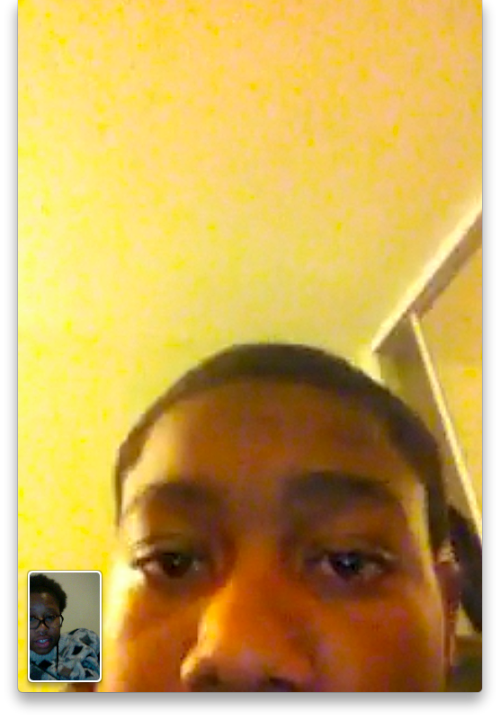video chatting with my brother is always a plus. miss that little dude.