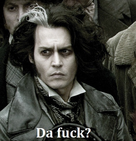 That awkward moment when Johnny Depp is somehow out of the Potter loop in the Sweeney