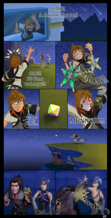 dearly-beloved-dreams:  KH - Over Excited by ~SwankyShadow Gotta love their expressions. 