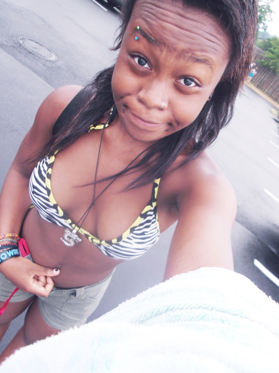 silent0cean:  @ some water park in VA . my face looks kind of odd but i like myy