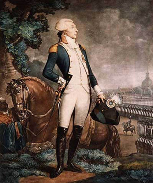 fourbritisheyesonly:fyeahmarquisdelafayette:Portrait of the Marquis de La Fayette 1757-1834 commande