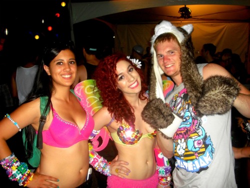 Kassie (fearandloathing420.tumblr.com), Me, and Kenny at Audiotistic.