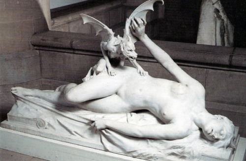 aurelie-c:Eugène Thivier, Le Cauchemar, 1894.