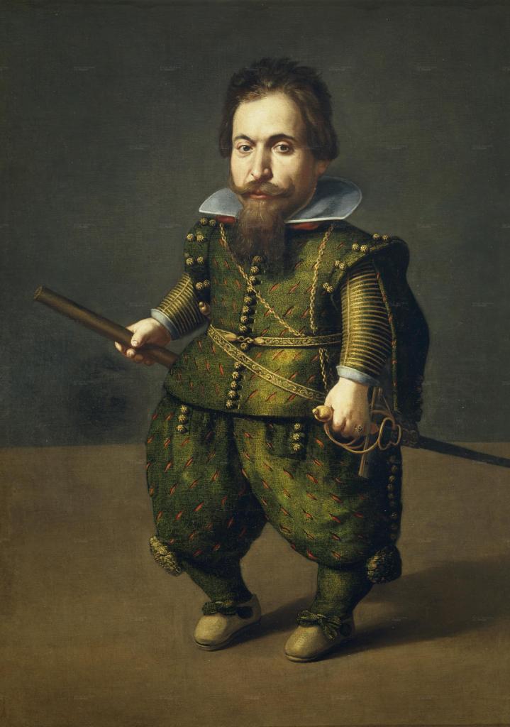 missfolly:   Juan van der Hamen y Leon - Portrait of a Dwarf, 1616  