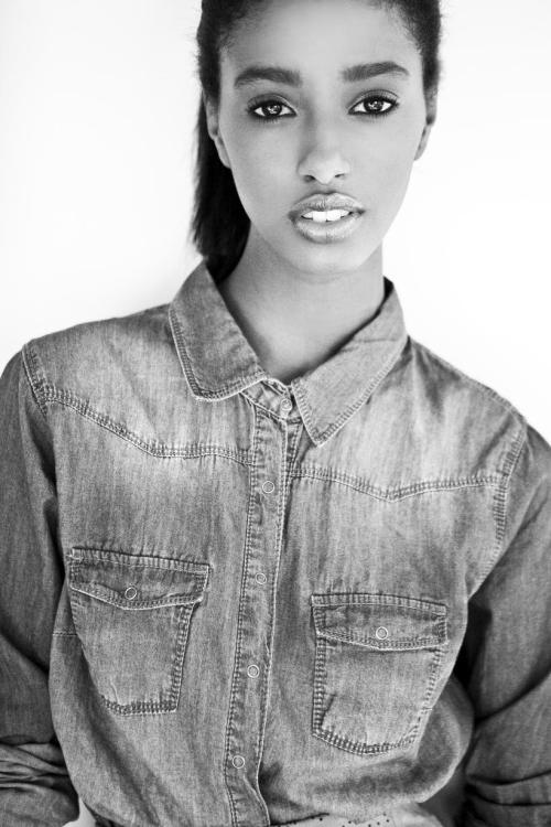 thatmodelgirl:Senait of IMG - my new favorite model@blackandkilling #BGKI #blackandkillingit