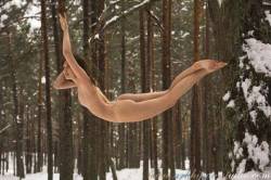 Nudeforjoy:  Just Amazing Poise And Grace.  This Is A Scene From The Nude Winter