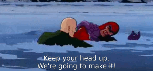 beamcola:  and then Professor X was all “Fuck paralysis, my best friend is drowning!” 