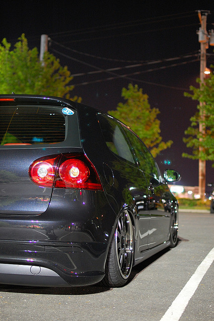 Bagged mkV GTI by xstartxtodayx on Flickr.