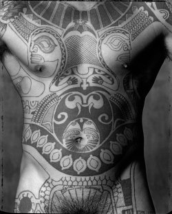 stunningly beautiful tattoo, love the label