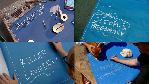 fuckyeahmythbusters:  molliarty:  Mythbusters » Myths Tested in Season One  Very