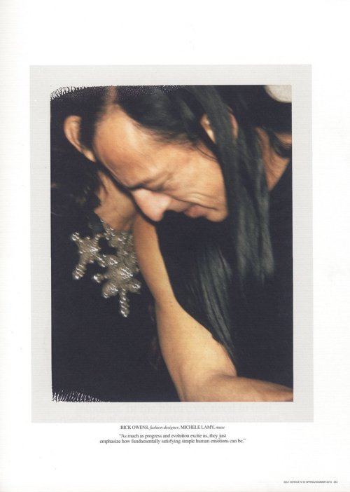 opulencedecay-blog - Rick Owens and Michele Lamy