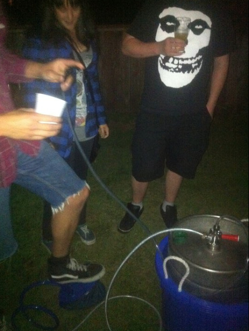 My birthday party had a emergency keg tap made out of a air mattress pump.It’s Monday, go do s