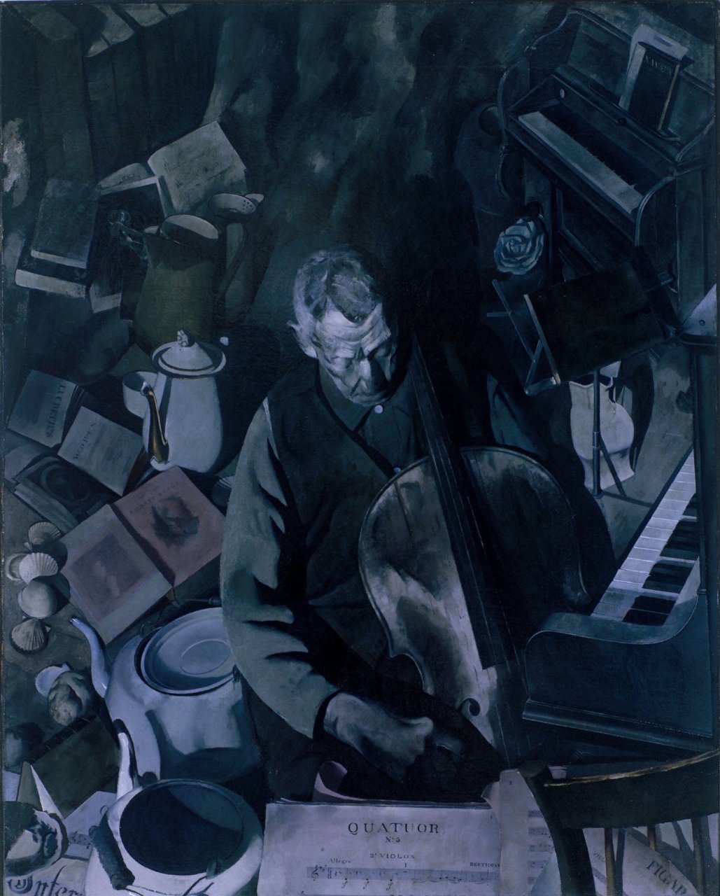 peira:  Edwin W. Dickinson:  The Cello Player (1924-1926) 