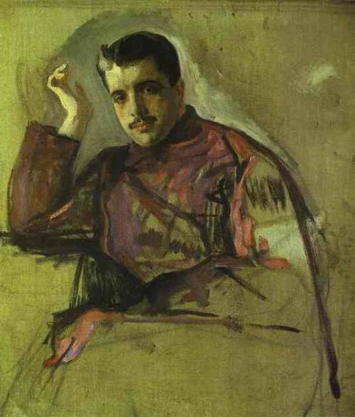thecabinet:  Valentin Aleksandrovich Serov (1865-1911) Sergei Diaghilev, 1909