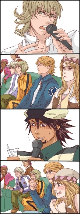 crocodilepatronus:  THIS PICTURE IS SO ACCURATE TO ALL OF MY FEELINGS. (starting to like Keith too though and Saito). 