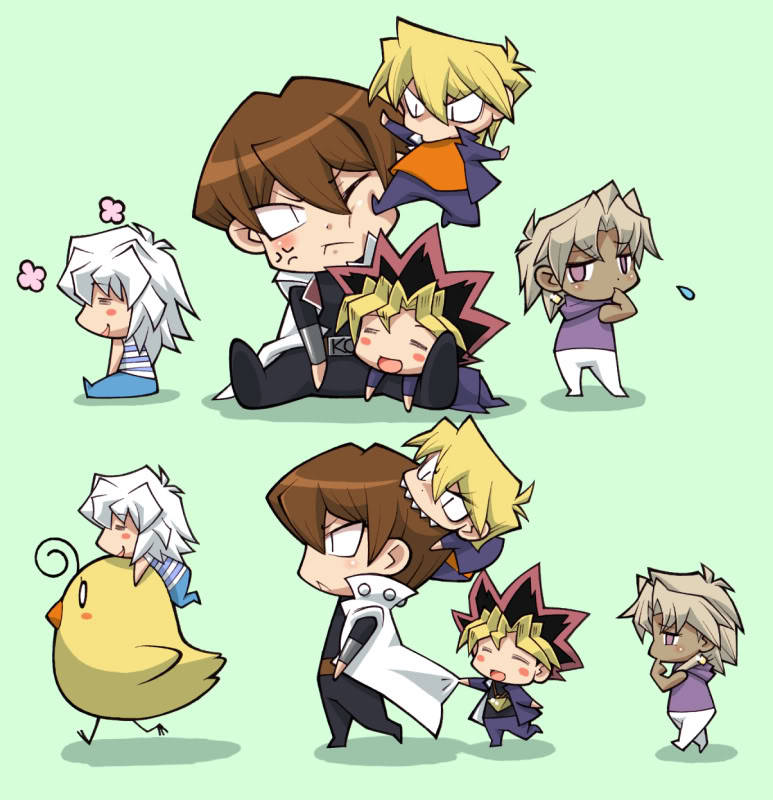tombkeeperhikari:  shelbymutou:  animelover4eva14:  :3  SO CUTE!  Little Jou trying